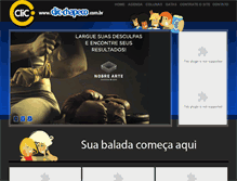 Tablet Screenshot of clic-chapeco.com.br